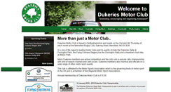 Desktop Screenshot of dukeries-motorclub.co.uk